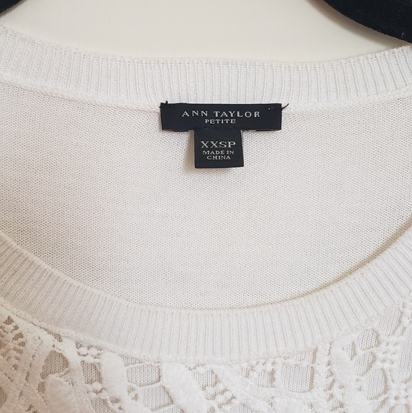 💕Ann Taylor White Sweater - Picture 3 of 4